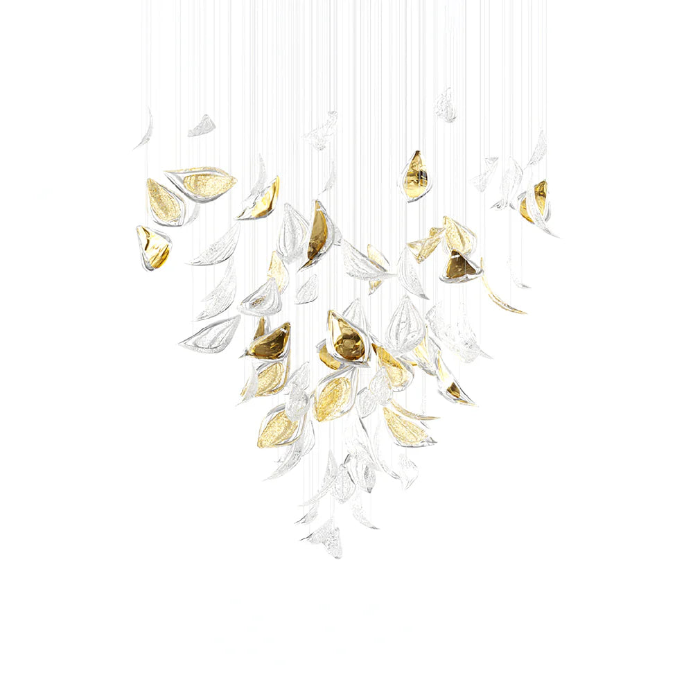 Floating Leaves Chandelier