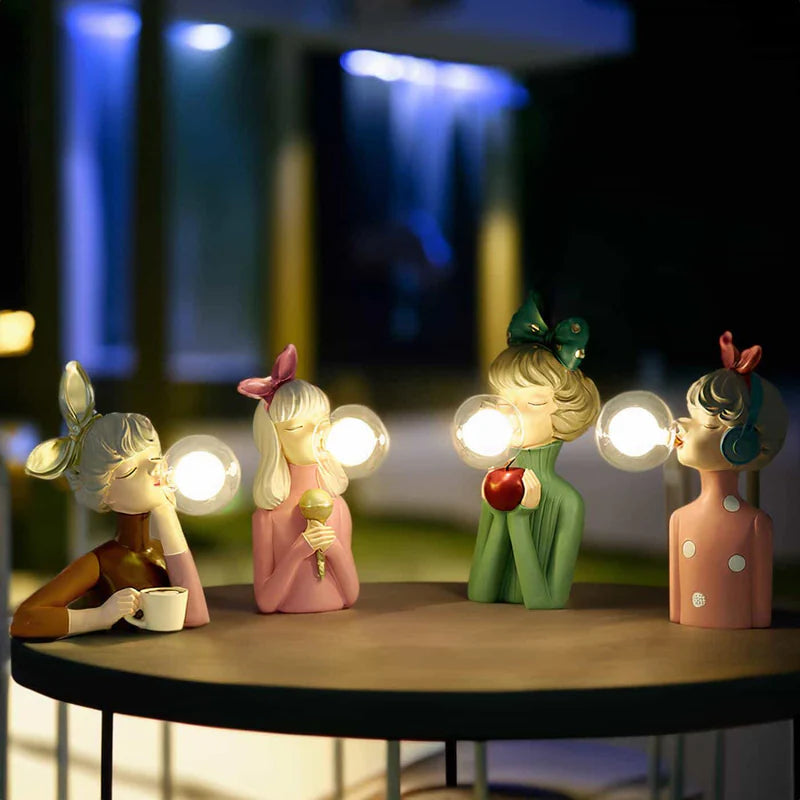 Bubble Girls Table Lamp
