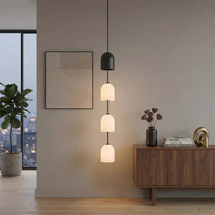 Perla Stacked Glass Pendant Light