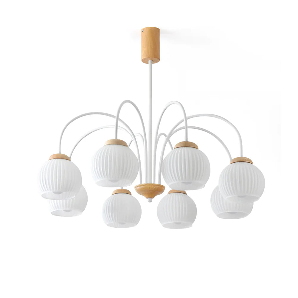 Molecural Wood Chandelier