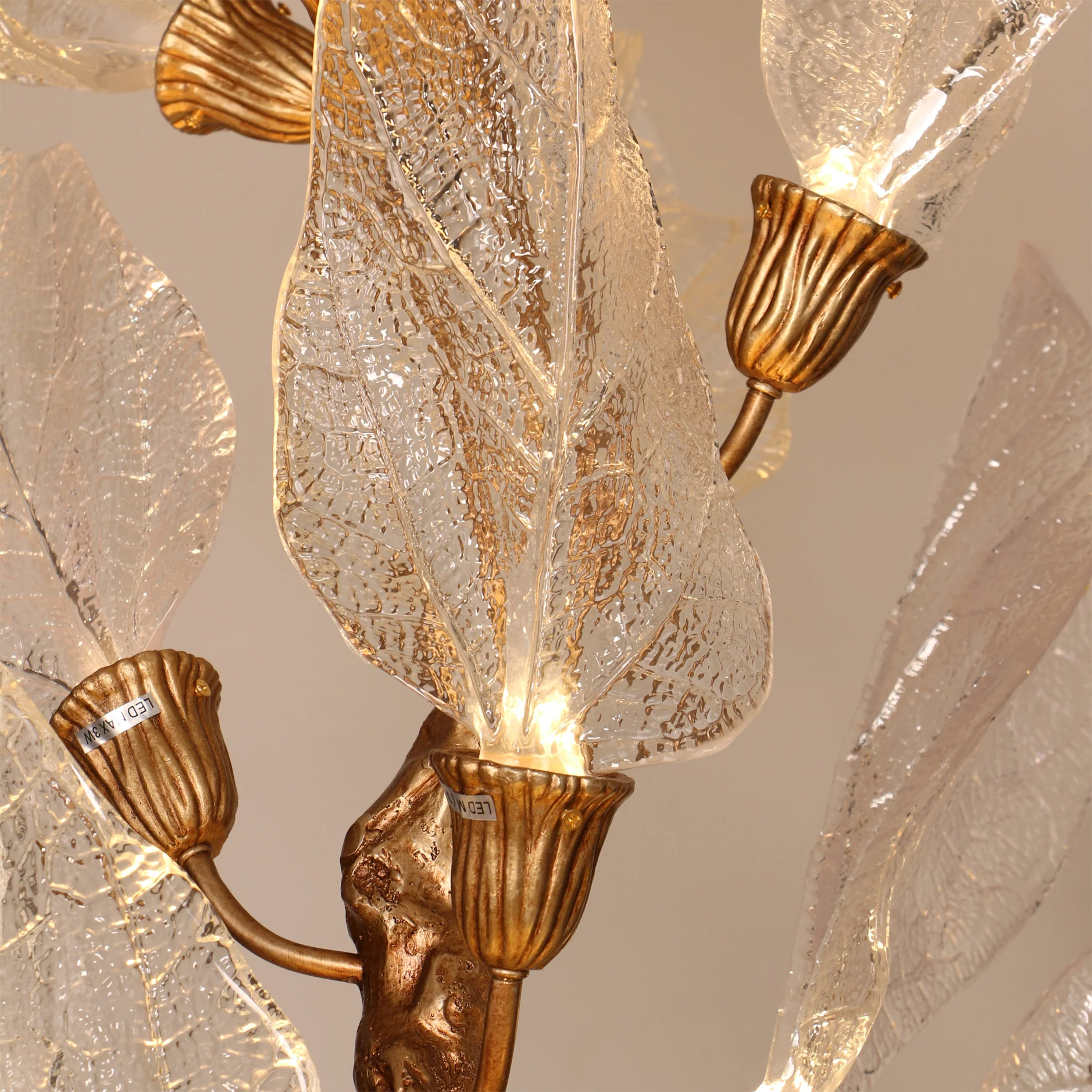 Bronze Branch Chandelier