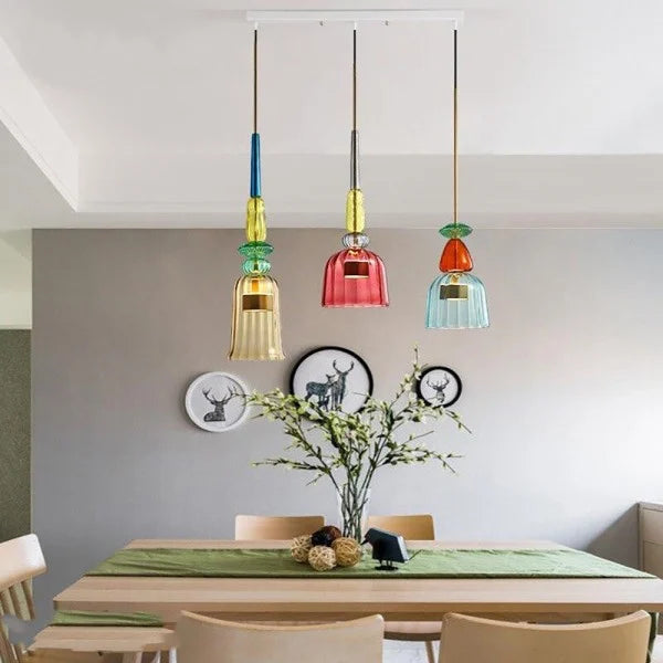 Nordic Macaron Lollipop Glass Pendant Lamp S118