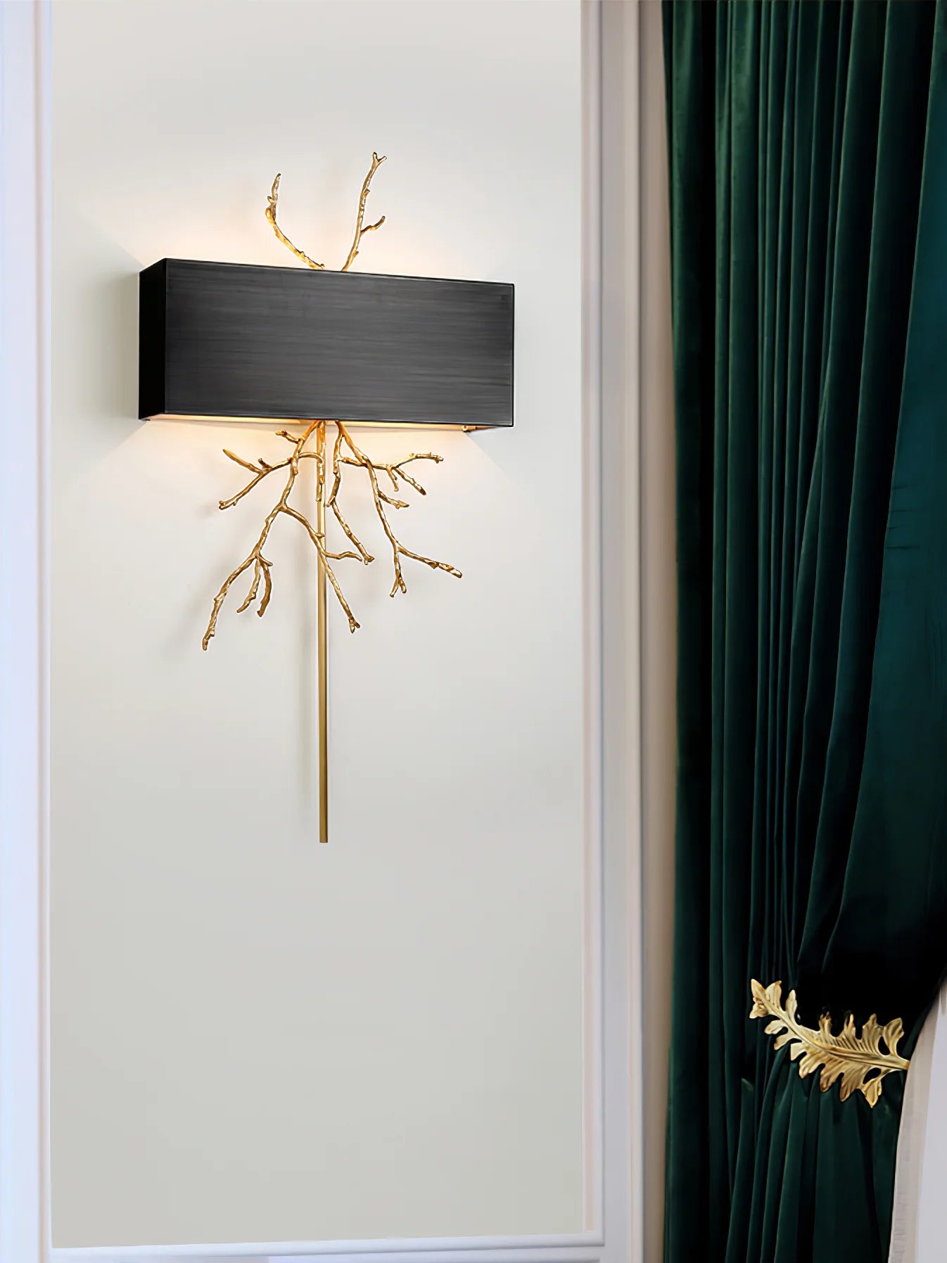 Brass Branch Wall Lamp