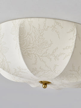 Orchid Fabric Ceiling Lamp