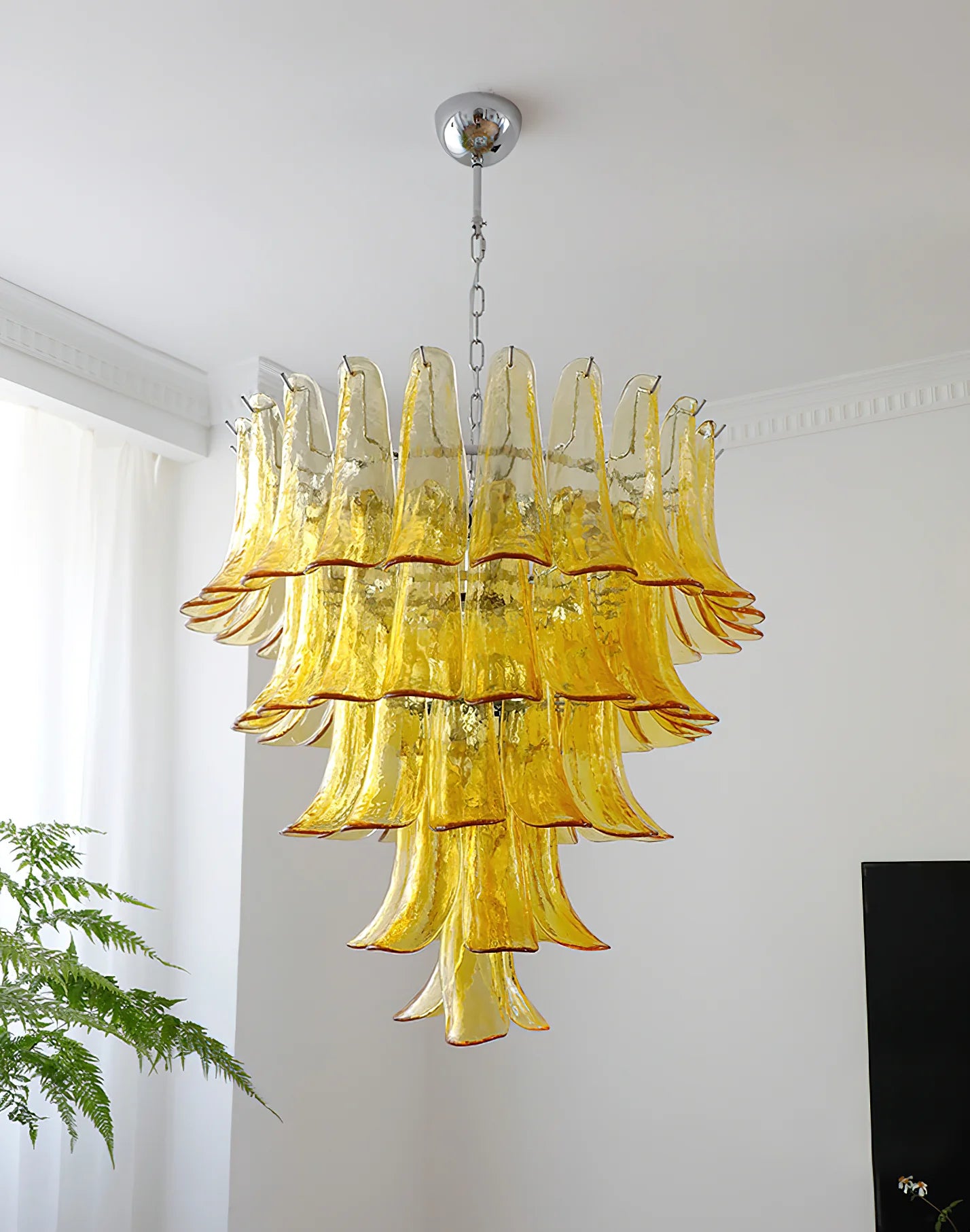 Murano Petal Chandelier