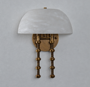 Méduse Alabaster Wall Sconce