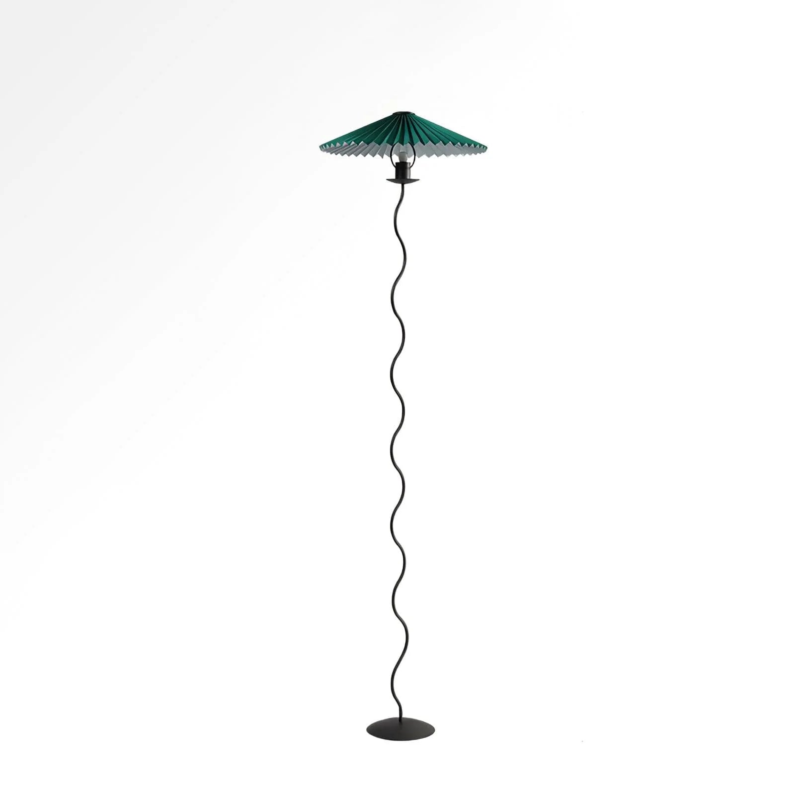 Wiggly Pleated Floor Lamp