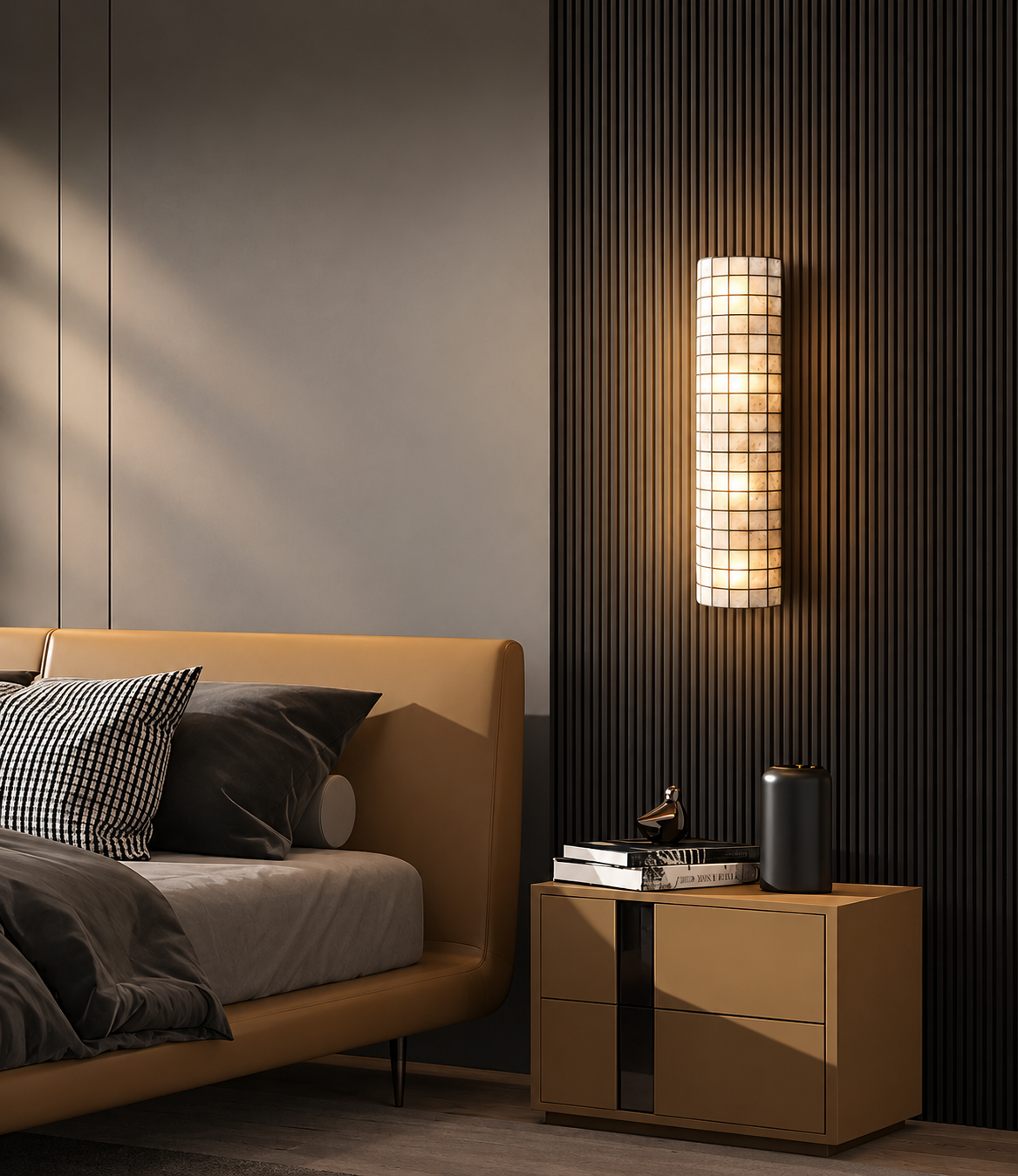 Nacre Shell Wall Sconce