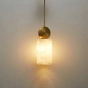 Etruscan Alabaster Pendant Light