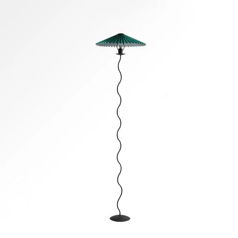 Wiggly Pleated Floor Lamp