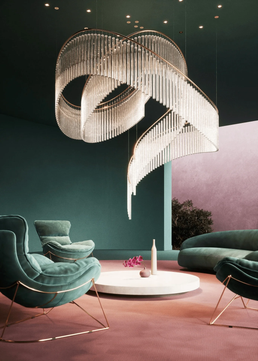 Crystal Spin Customized Chandelier