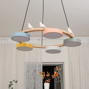 Sienna Bird Round Chandelier