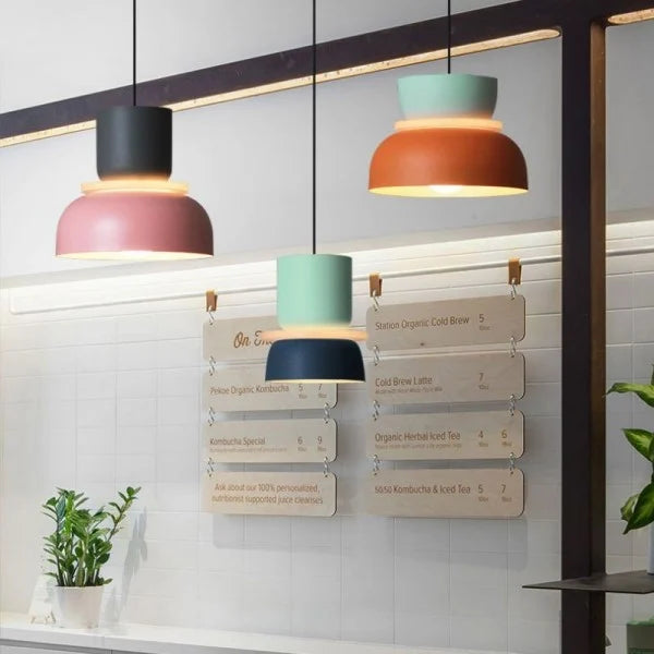 MACRI Color Block Nordic Pendant Light for Living Room