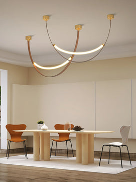 Leather Pendant Light