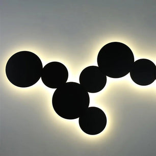 Art Fluorescent Wall Lamp