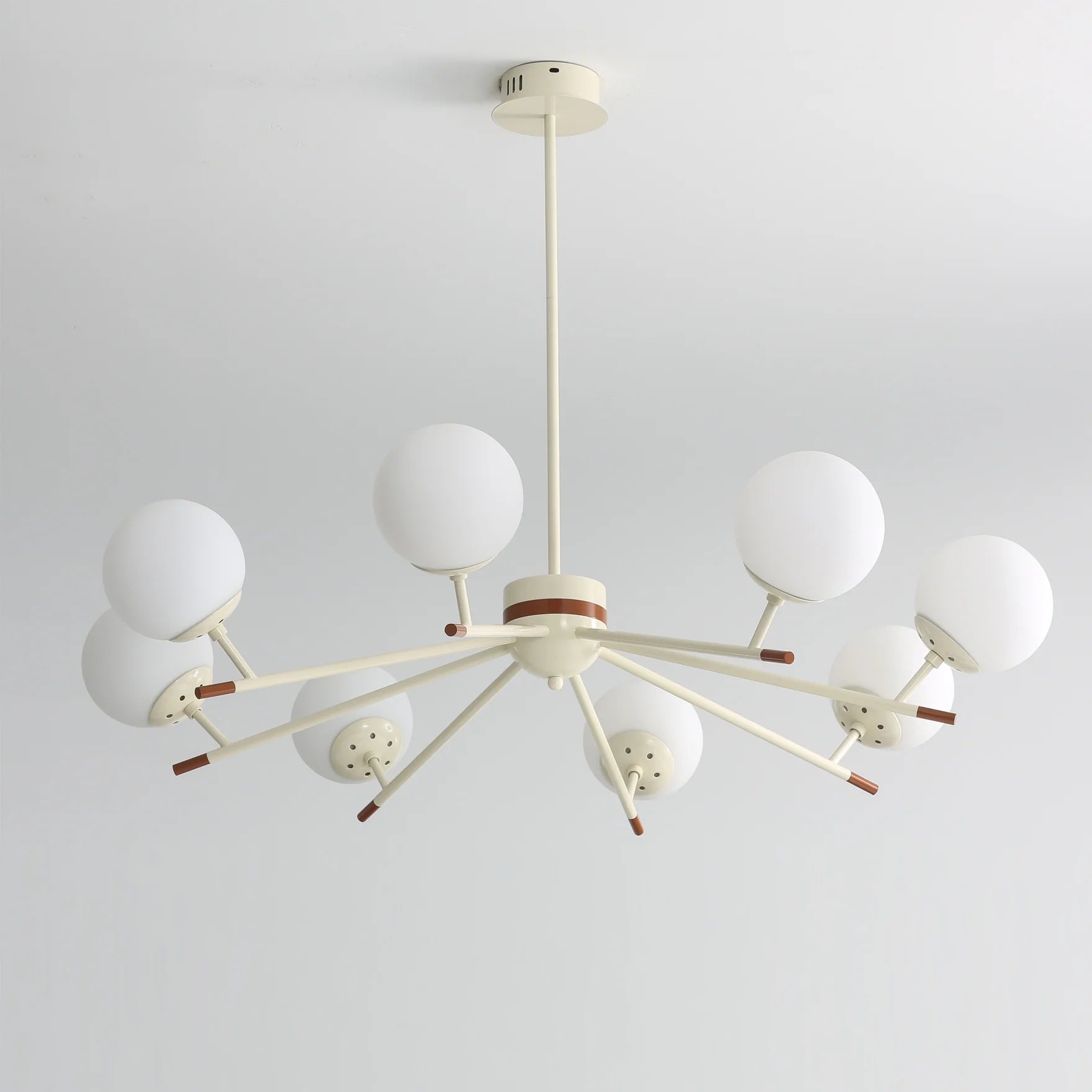 Spherical Beam Chandelier