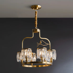 Crystal Bird Chandelier