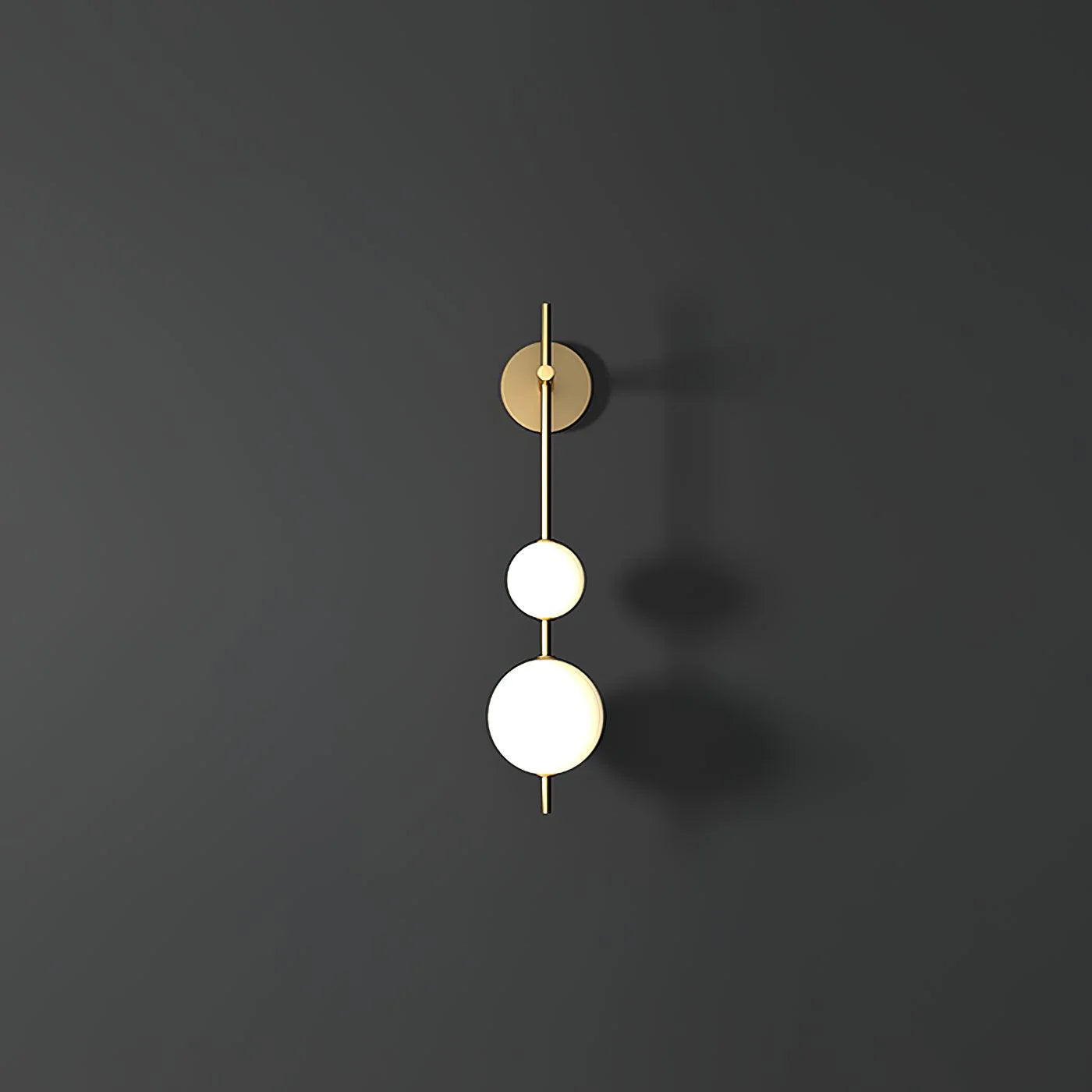 Vertical Globe Wall Lamp