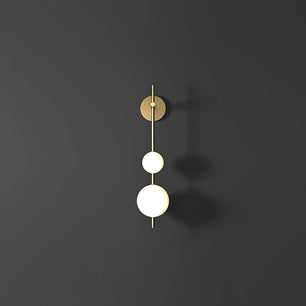 Vertical Globe Wall Lamp