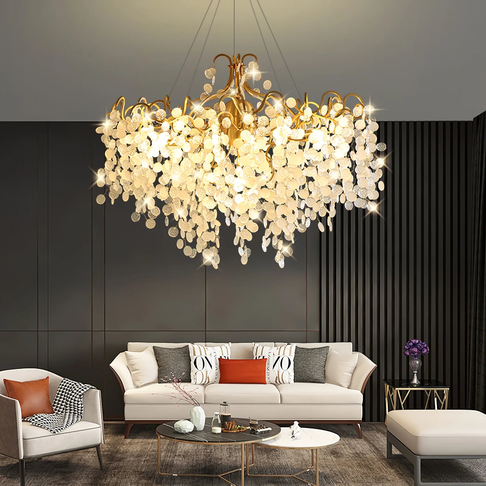 Shiro Noda Round Chandelier