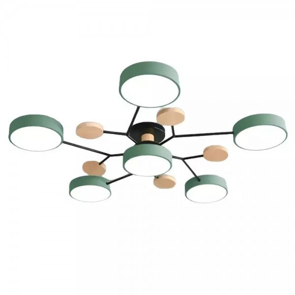 Nordic Branched Disc Metal Ceiling Lamp S117