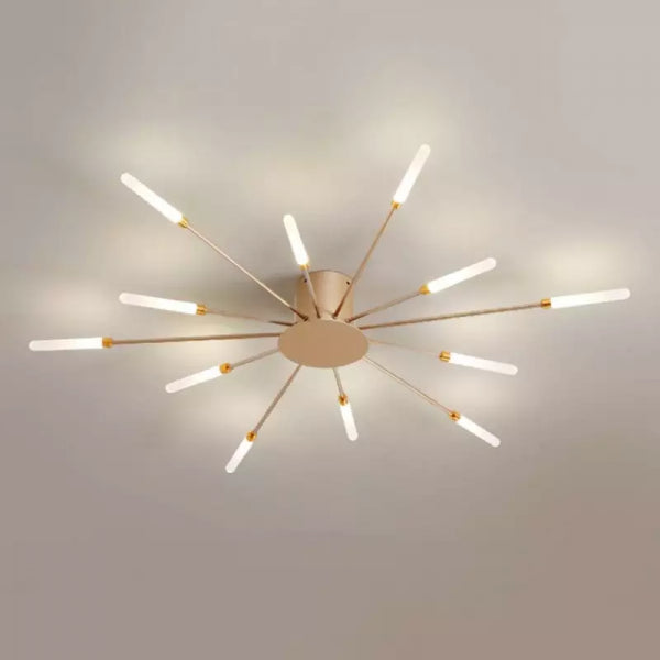 Sputnik Led Fireworks Flush Mount Ceiling Light S40