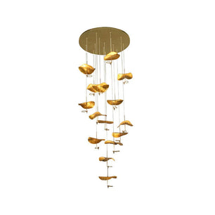 Lotus Leaf Chandelier