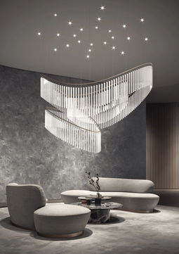Crystal Spin Customized Chandelier