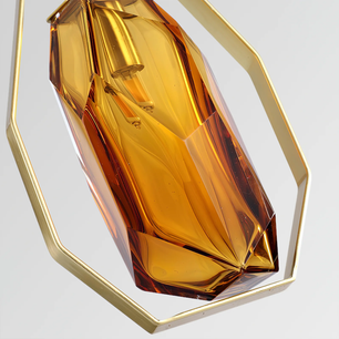 Faceted Gem Pendant Light