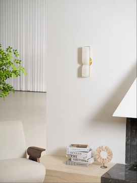 Up Down alabster Wall Sconce