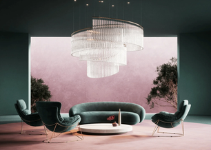 Crystal Spin Customized Chandelier