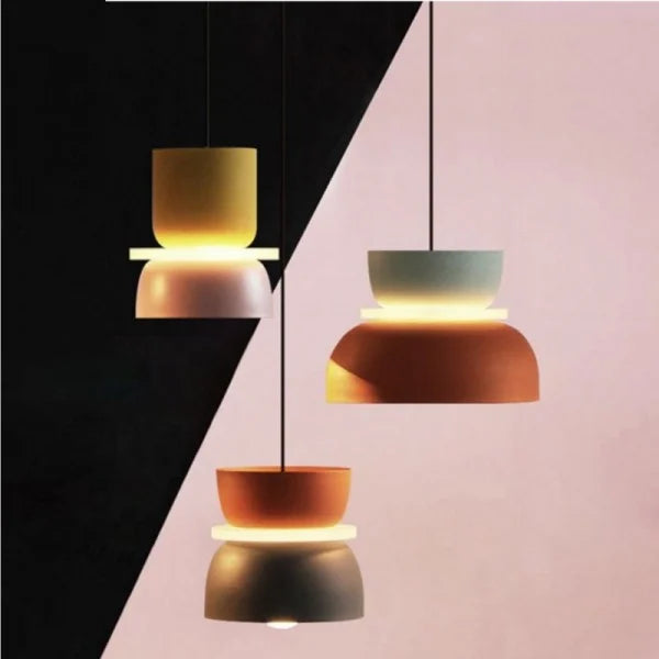 MACRI Color Block Nordic Pendant Light for Living Room