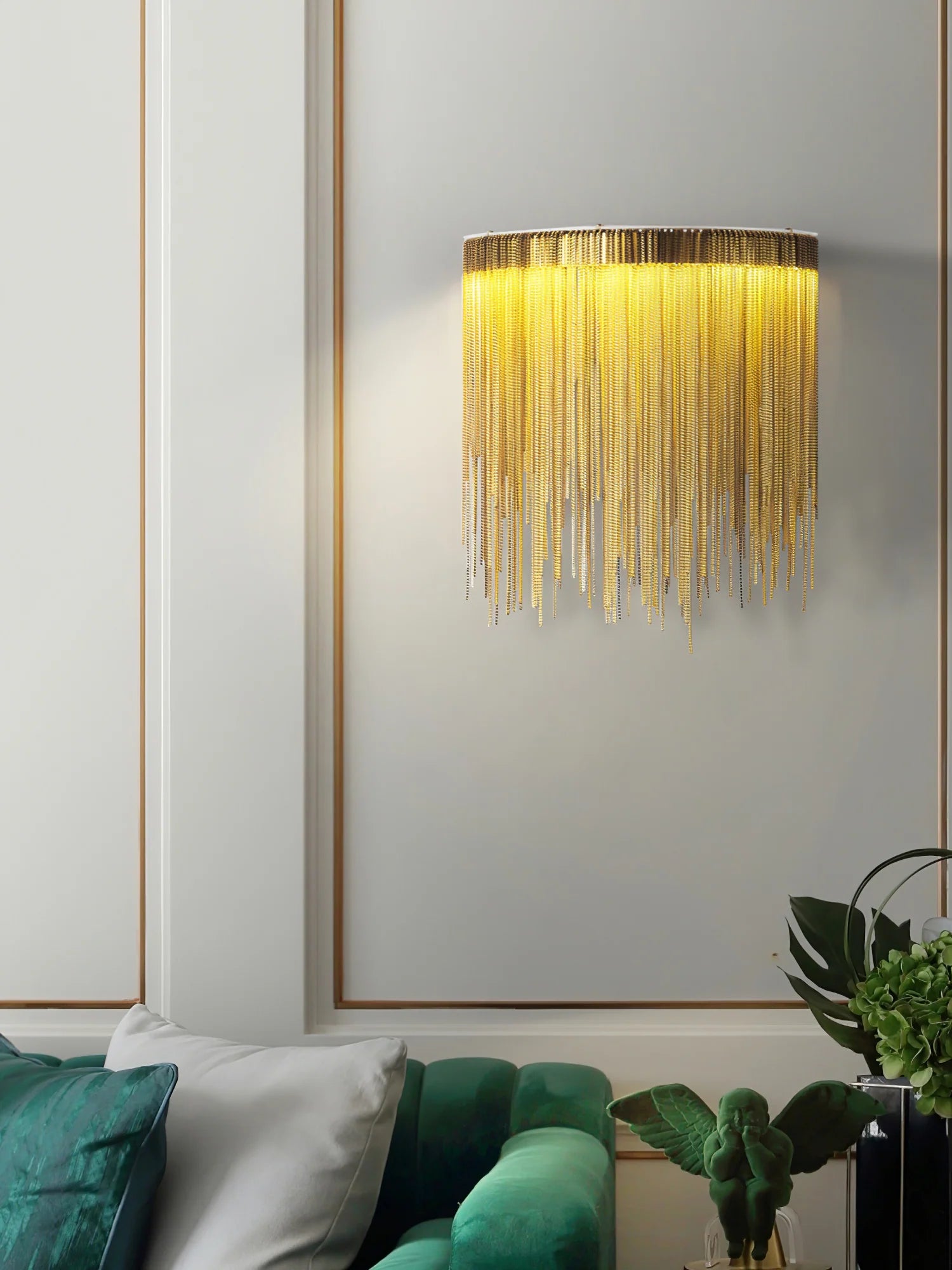 Cadena Tassel Wall Lamp