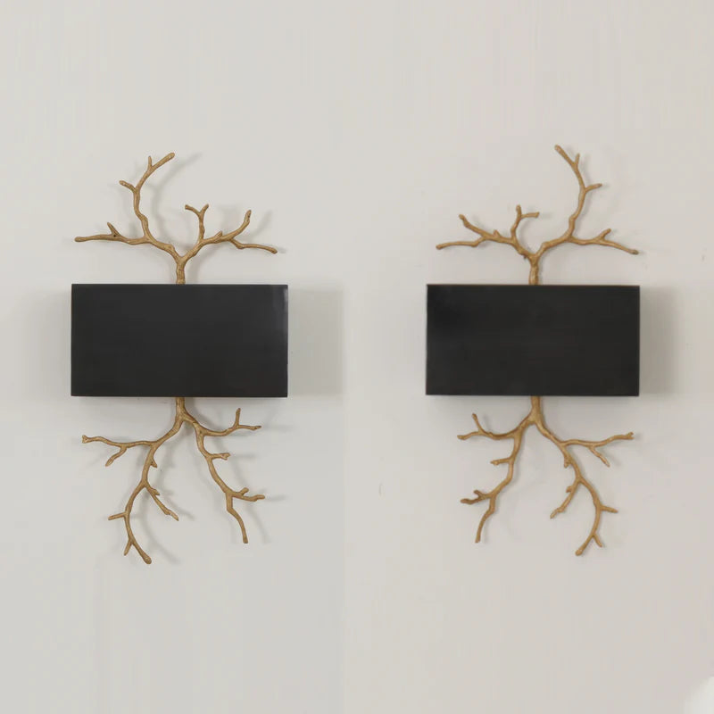 Brass Branch Wall Lamp