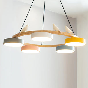 Sienna Bird Round Chandelier