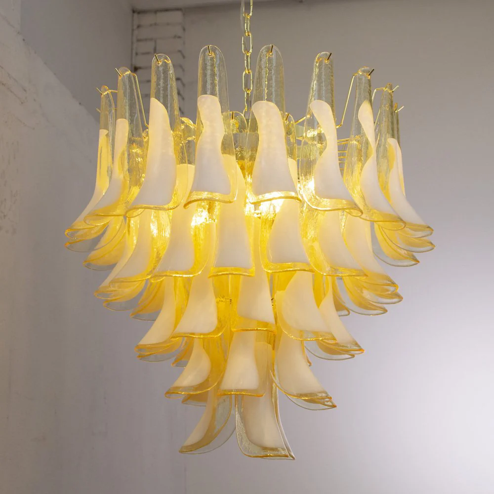 Murano Style Tiered Chandelier