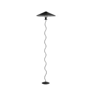 Wiggly Pleated Floor Lamp