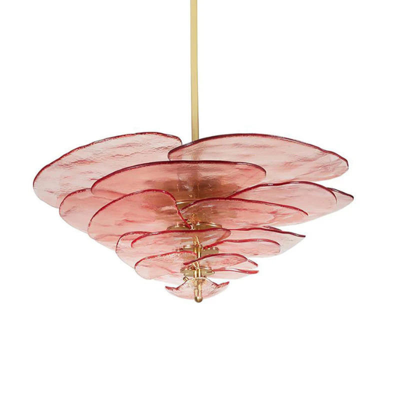 Lotus Leaf Murano Chandelier