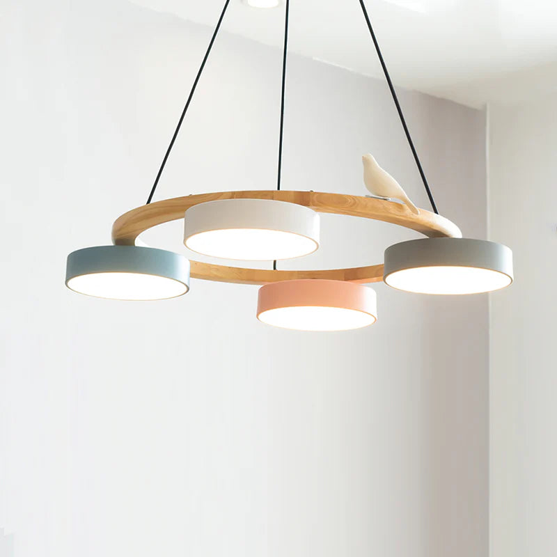 Sienna Bird Round Chandelier