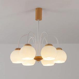 Molecural Wood Chandelier