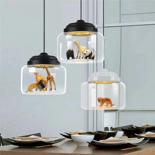 Creative Little Zoo Glass Pendant Light S91