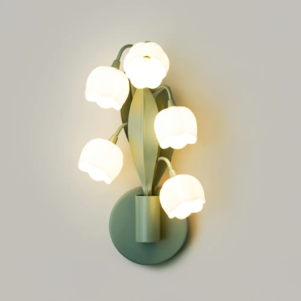 Bell Orchid Wall Lamp