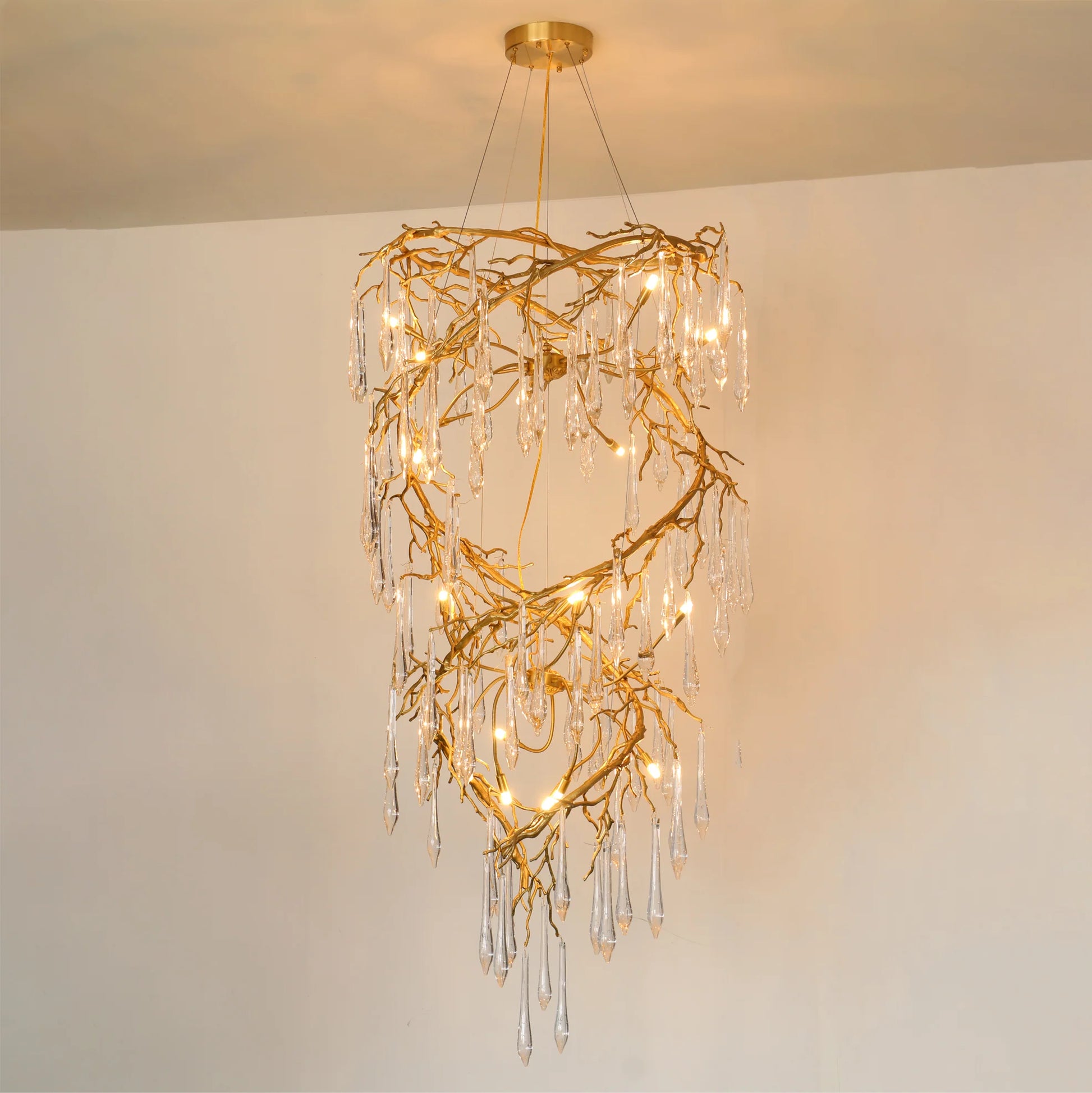 Spiral Branches Chandelier