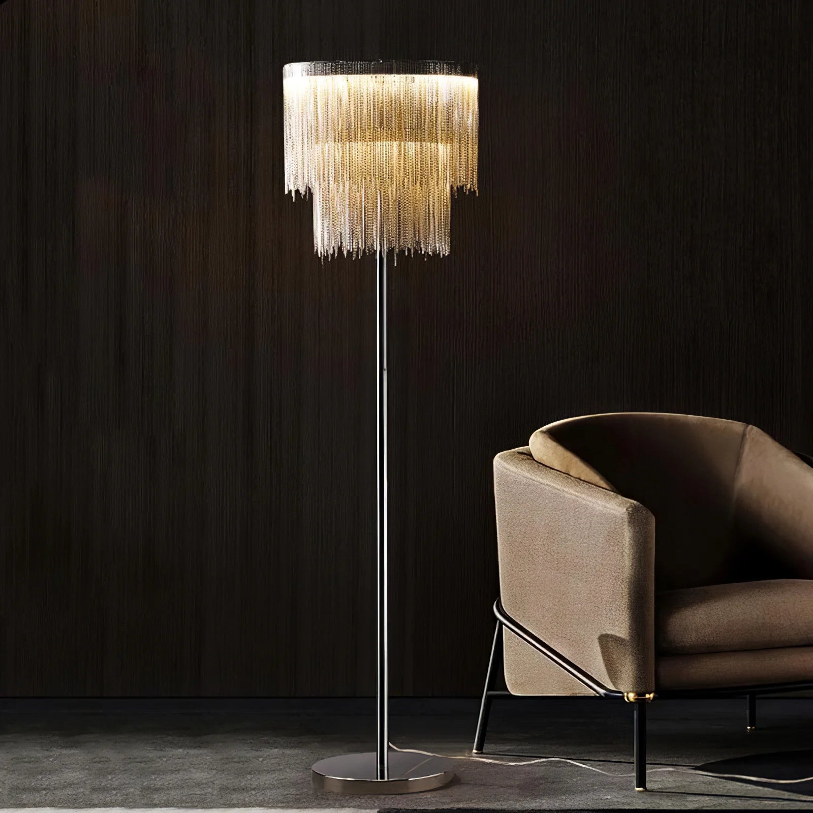 Cadena Tassel Floor Lamp