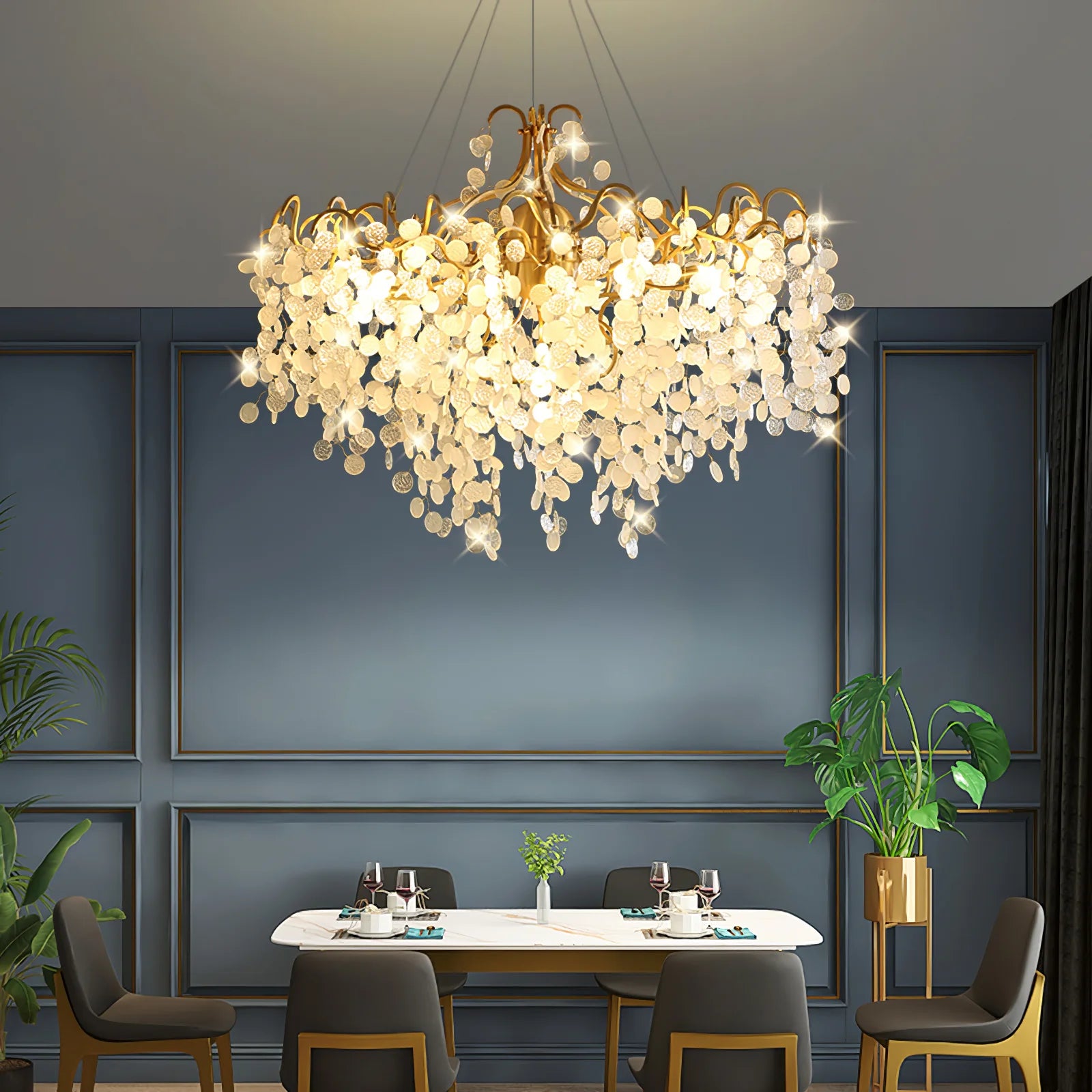 Shiro Noda Round Chandelier