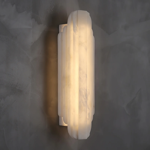 Contemporary Alabaster Wall Sconce