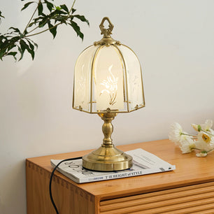 Orchid Glass Table Lamp