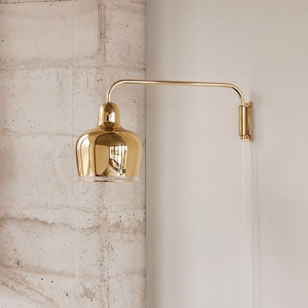 A330S Golden Bell Wall Light