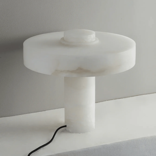 Natural Alabaster E26 Table Lamp
