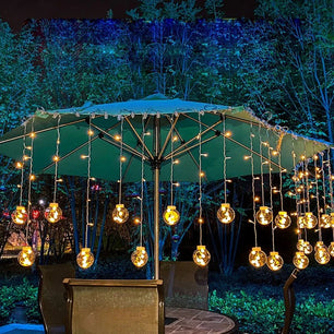 Solar Pendant String Lights